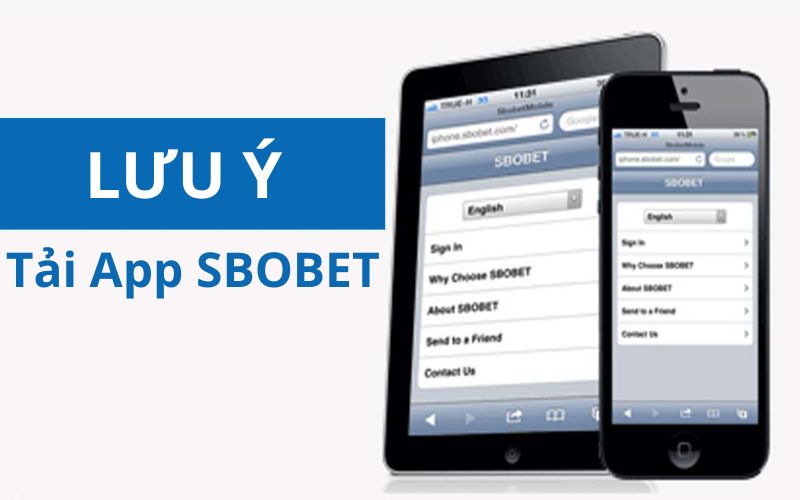 Các lưu ý tải ứng dụng Sbobet quan trọng cần nhớ 